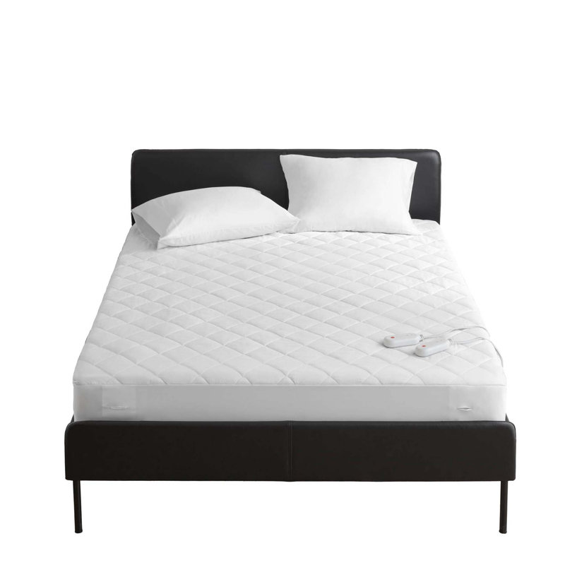 1 PCS Heated Mattress Pad White, Extra-long Twin