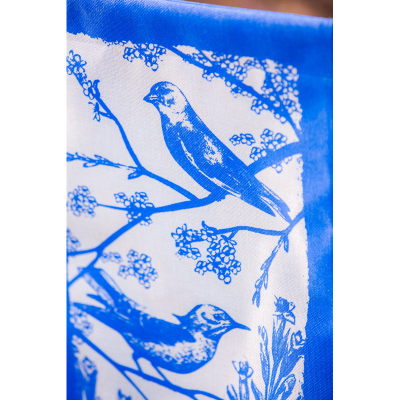 Drapeau de jardin en polyester Birds in Bloom
