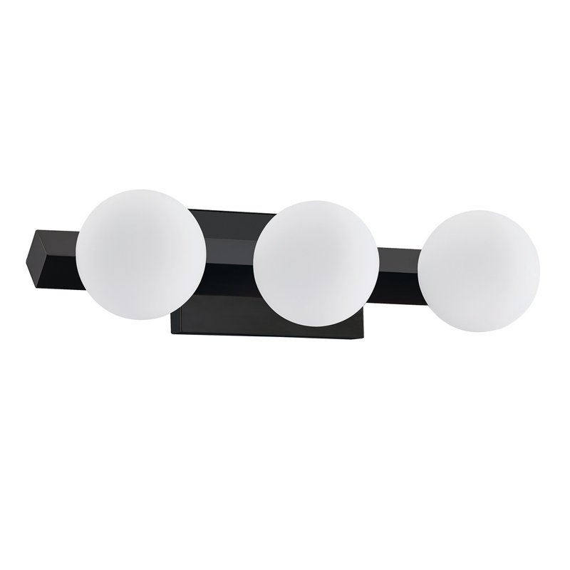 Éclairage pour meuble-lavabo 3 lumières Casares, Noir
