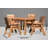 Feldman 4 Seater Dining Set with Cushions-1799486285
