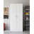 Modex White Multi-Purpose Utility Storage Cabinet (3-Piece Set)-2120328089