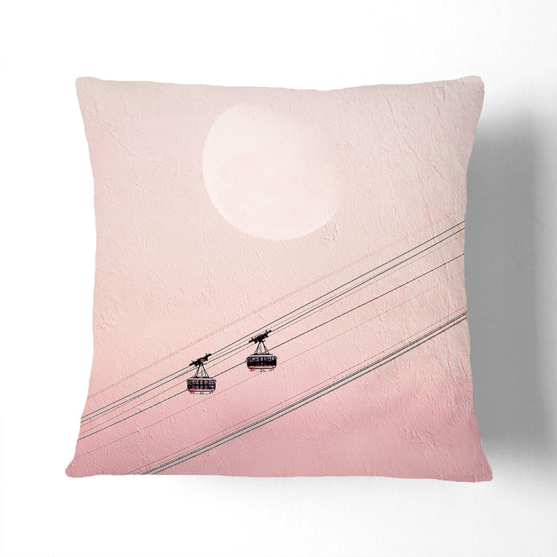 Square Throw Cushion, 55cm H x 55cm W x 20cm D, Black