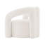 Fauteuil demi-tonneau blanc Darian-1345734305