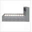 Lit plateforme avec lit gigogne, tiroirs et prises USB-1527149534