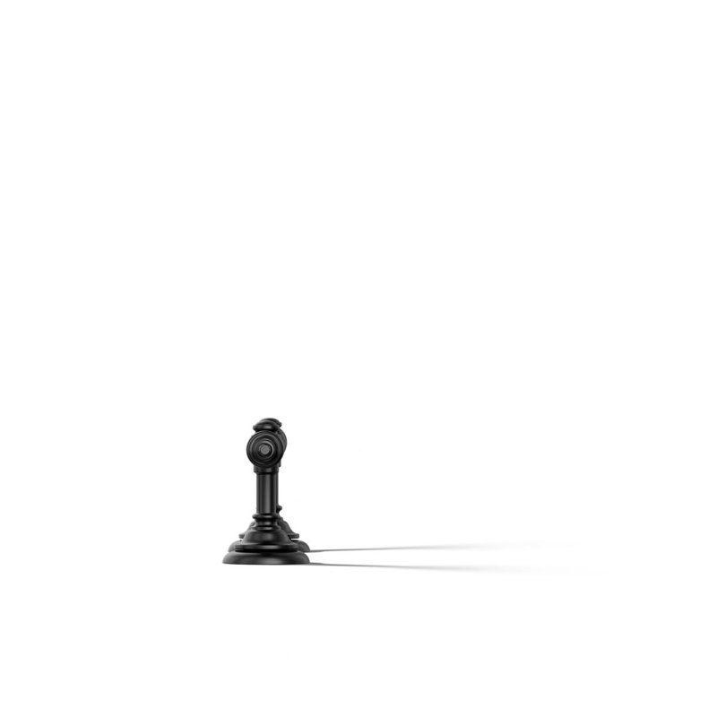 Artifacts Deck-Mount Bath Lever Handle Trim, Noir mat