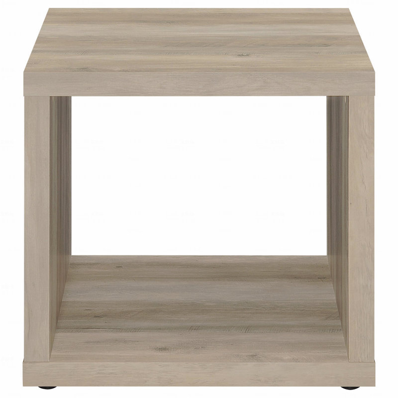 Table de bout carrée en bois d'ingénierie