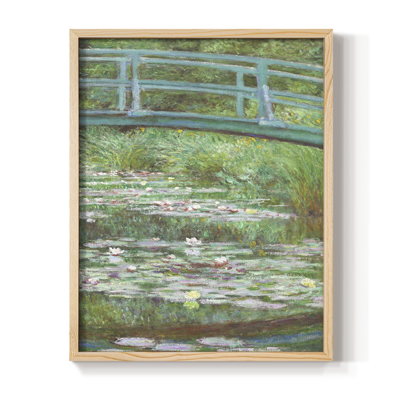 Vintage Landscape LII Framed Print - Solid Wood, Natural, 21" H x 17" W