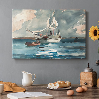 Sloop, Bermudes-Winslow Homer-Gallery, toile tendue-1899