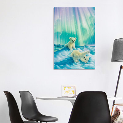 Snow Day by Kirk Reinert - Wrapped Canvas Print