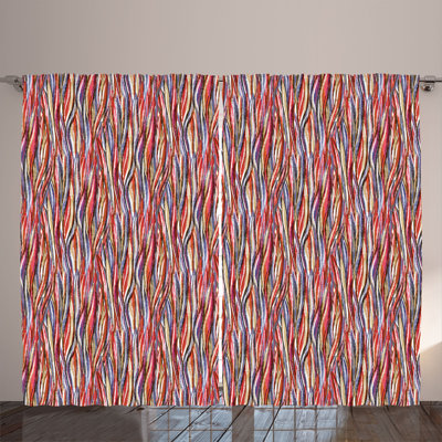 Semi Sheer Curtain Pair