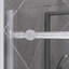 43" - 48" X 76" Frameless Single Sliding Shower Door With 8Mm Tempered Glass, Soft Closing Function-126167953