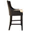 Tabouret de bar Alfresco tissé Kuba noir-1839080655