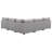 Blydenburgh 5-piece Upholstered Modular Sectional Sofa Grey