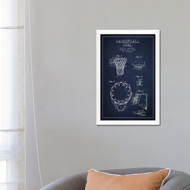 1 Piece Wall Art on Canvas, 101.6 cm H x 66.04 cm W, White Framed