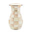 Mocha Check Vase