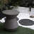 Magnesium Oxide Patio Table - 18.1"H Faux Accent Side Decorative 18.1" H For Outdoor Enjoyment