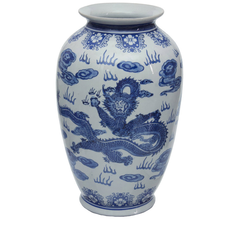Tung Chi Vase, Blue Dragon