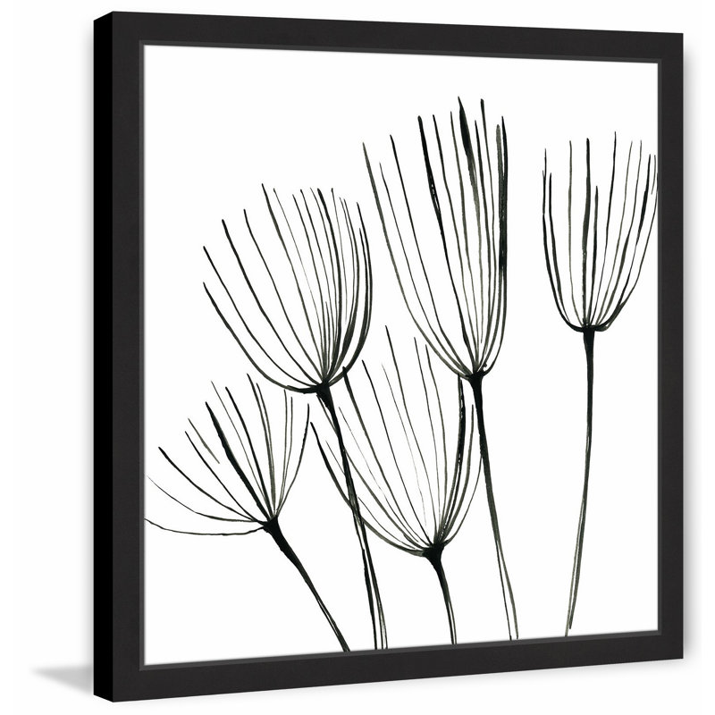 «Thin as a Stick», reproduction de peinture à l'aquarelle encadrée sur papier, H 12 po x l 12 po