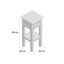 Jali Indian Solid Wood Tier Plant Stand