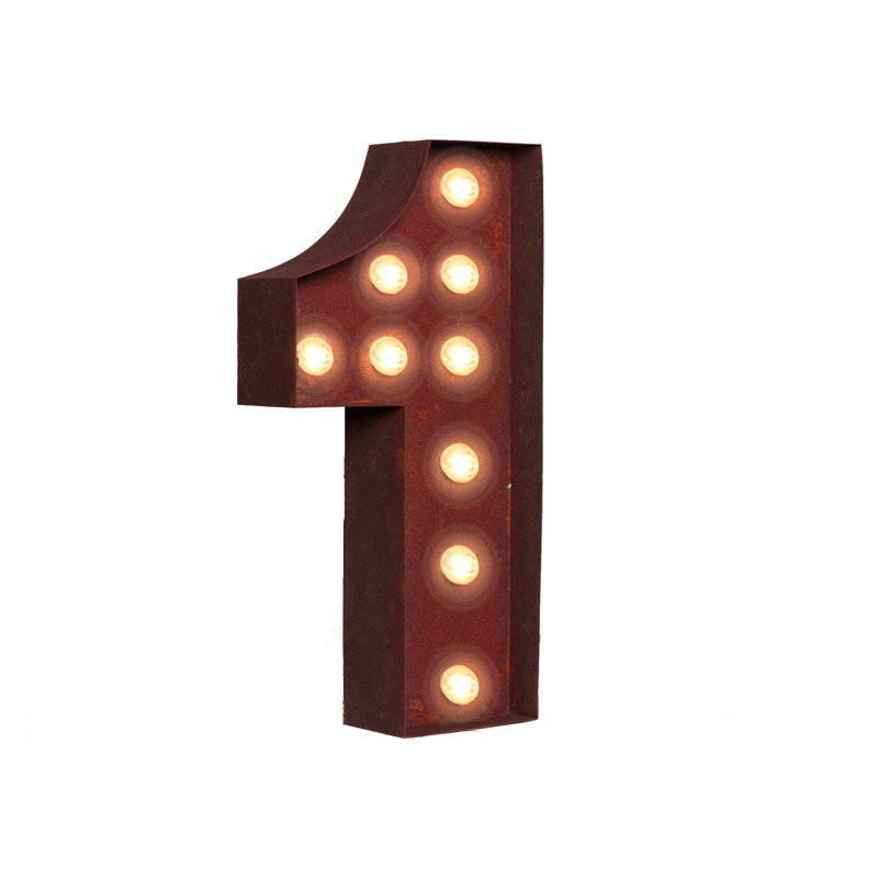 Number 12" LED Marquee Sign