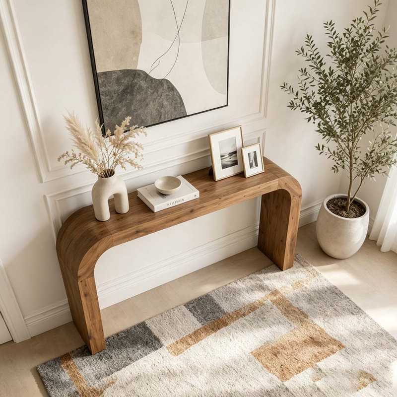 Table de canapé en bois Farmhouse