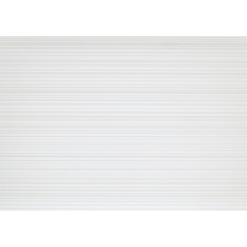 Lit simple à finition blanche, attrait contemporain moderne avec peinture et accent de lignes noires, Lit simple