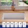 Rectangular Fireclay 32" L x 19" W Fireclay Undermount Kitchen Sink with Basket Strainer and Sink Grid