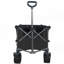 Chariot utilitaire robuste pliable d'une capacité de 360 lb - Roues tout-terrain silencieuses, poignée réglable et porte-gobelets pour le camping, le jardinage, le pique-nique, le sport-113447402