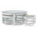 Table basse en rotin avec bancs Raffles