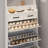 NEW White Color Shoe Cabinet  With 3 Doors 2 Drawers With Hanger,Large Space For Storage