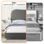 Lit rembourré Modern avec tête de lit courbée Modern-394626842-394626845