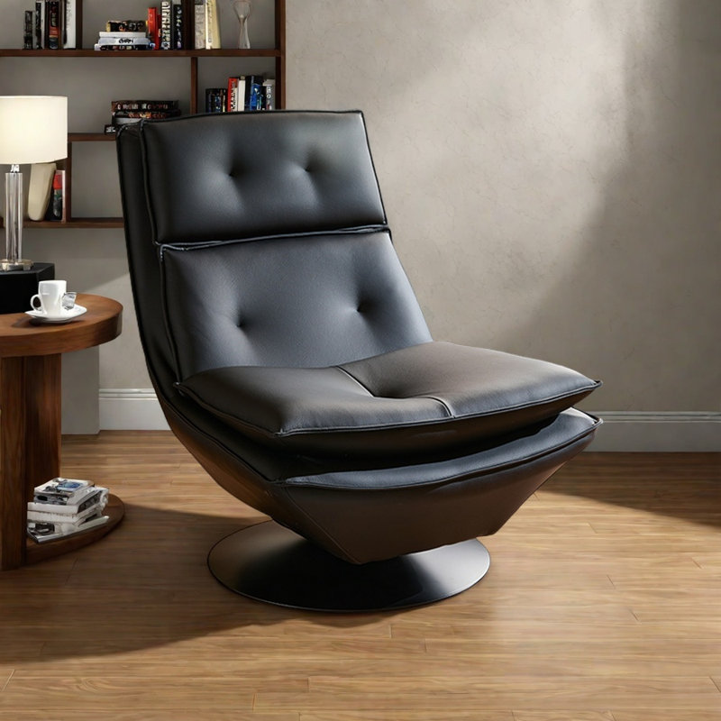 360° silent rotating chair, Black