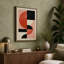 Forms in Rust Geometric - Wrapped Canvas-131763535-131763533