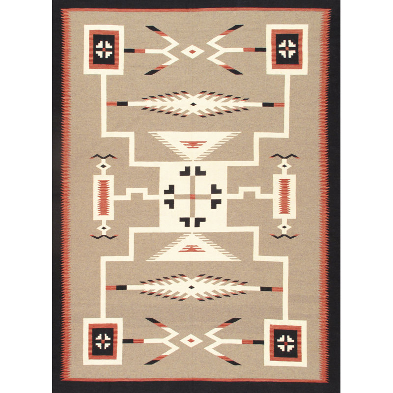 Tuscany Hand-Woven Mocha Wool Area Rug