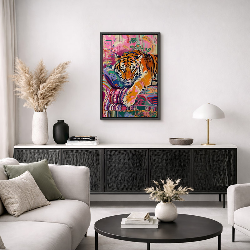 «Bright Bright BCBG», impression sur toile encadrée, impression sur toile, Cadre noir, H 24 po x l 16 po