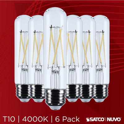  TCT DEL à culot moyen transparent 120 volts T10