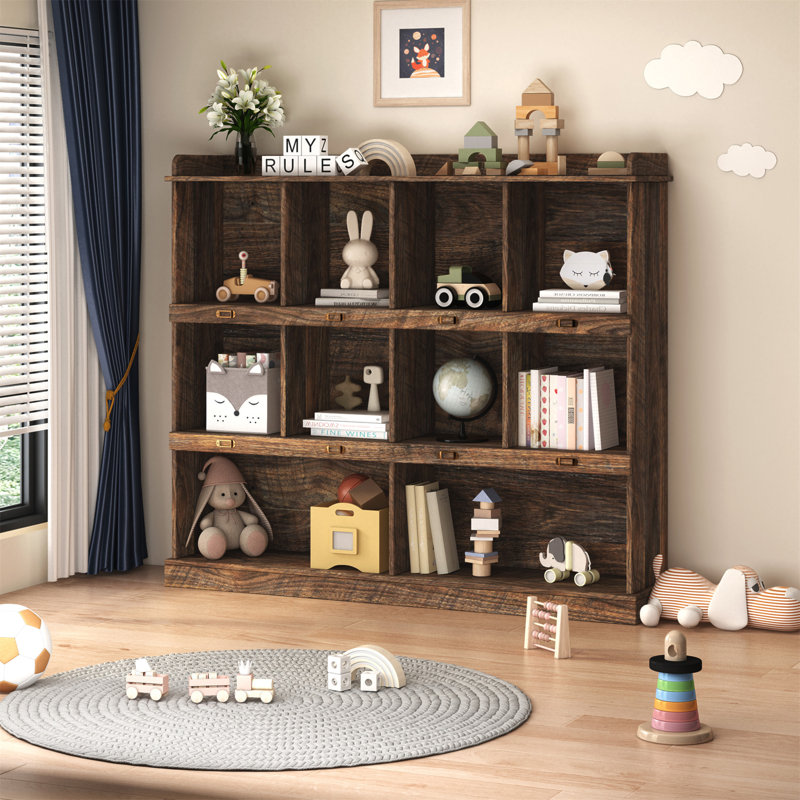 10-Shelf Bookcase, Espresso