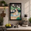 Rabbit in the Garden Japandi - Wrapped Canvas-1449247274-1449247285