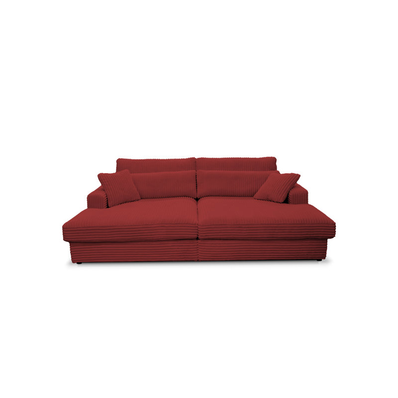 Rishabh Sleeper Sofa, Red