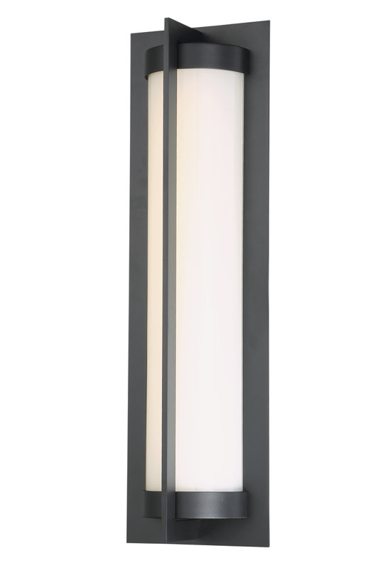 Laffoon LED Outdoor Flush Mount, 6'' W x 3.75'' D x 20'' H