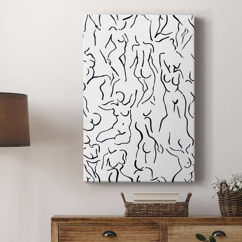Imprimé floral rétro Cxxxx - galerie Cavas, H 48 po x l 32 po
