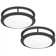 Hanz Selectable LED 2700K, 3000K,3500K, 4000K, 5000K Flush Mount Ceiling Light