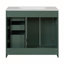 Meuble-lavabo 36 po avec lavabo en céramique, 3 tiroirs et portes à fermeture douce, et beaucoup de rangement pour les salles de bain modernes-332481167