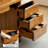 Solid Wood Practical 4-drawer Writing Desk 62.99in