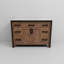 Meuble-lavabo rustique en bois de grange 48 po X P 22 po D, avec plateau en marbre de culture-117970876