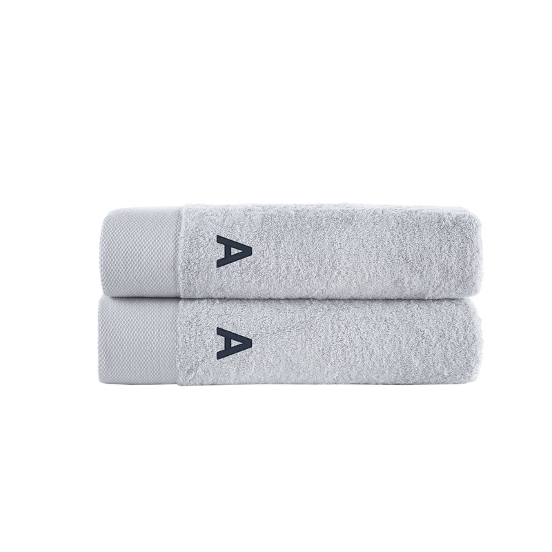 Merikas 2 pcs Bath Sheets, Bath Sheets - 2 Pack, A, Silver