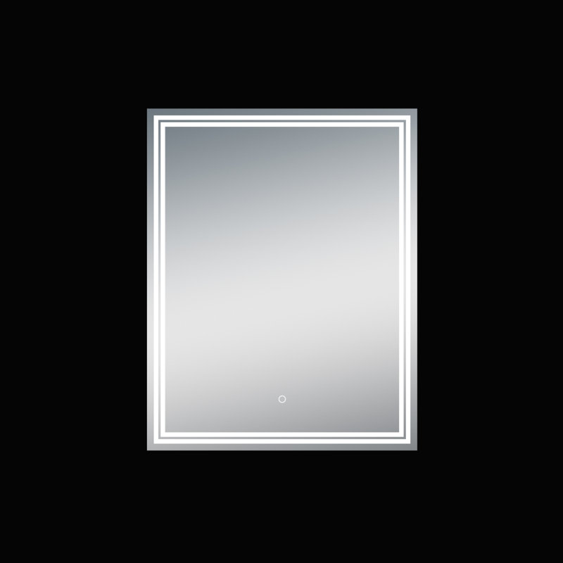 Bottone Flat Wall Mirror, 30" x 23.5"