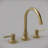 Wide Spread Lavatory Faucet, Less Handle-116437576