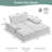 Modern Oversized Double Chaise Lounge Chair, Deep Seat Upholstered Chenille Sofa with Detachable Design, Large Pillows & Wide Armrests for Living Room, Apartment-759211301