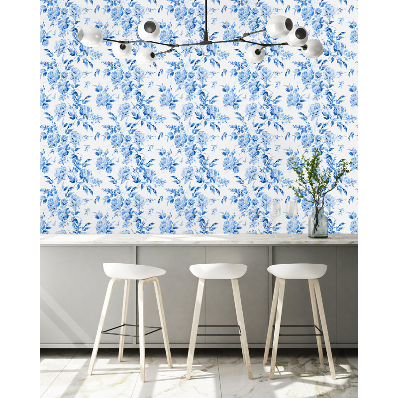 Rouleau de papier peint pelez et collez, L 16,67 po x l 25 po